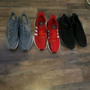 Stylish Athletic Sneakers Trio